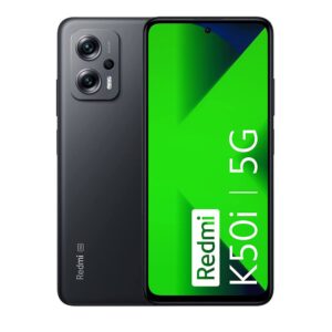 Redmi K50i 5G (Stealth Black, 6GB RAM, 128GB Storage) | Flagship Mediatek Dimensity 8100 Processor | 144Hz Liquid FFS Display | Alexa Built-in. Redmi K50i 5G Mobile Phone