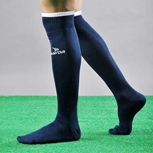 Mayor Classic Solid Knee Length Sports Socks for Hockey/Football- Cotton, Lycra Socks