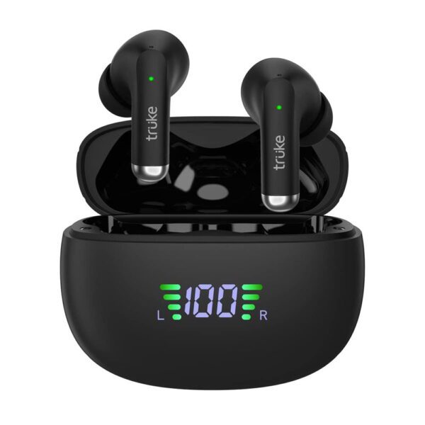 truke Buds PRO Hybrid Active Noise Cancelling ANC Bluetooth Truly Wireless in Ear Earbuds with mic,